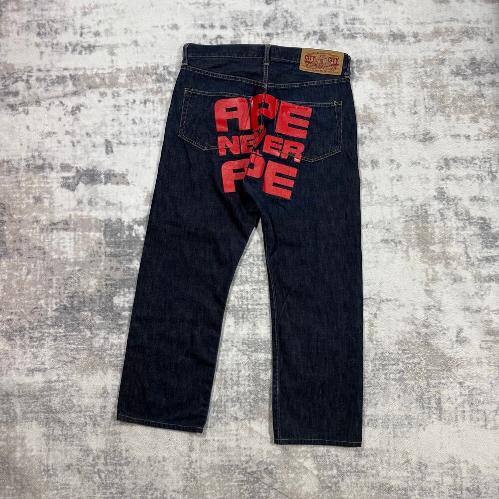 Authentic Bape 2000’s ASNKA Jeans 32